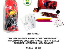 38477 - Trousse licence Miraculous + accessoires