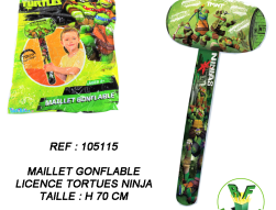 105115 - Maillet gonflable licence Tortues Ninja