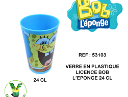 53103---verre-en-plastique-licence-bob-leponge-24-cl