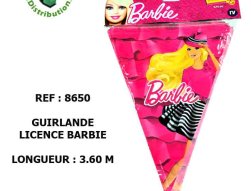 8650 - Guirlande licence Barbie 3.60 m