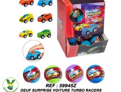 39945Z - Oeuf surprise voiture turbo racers