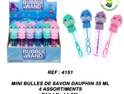 4151 - Mini bulles de savon dauphin 35 ml