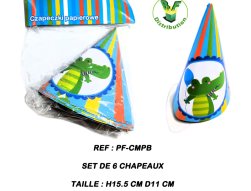 PF-CMPB - Set de 6 chapeaux